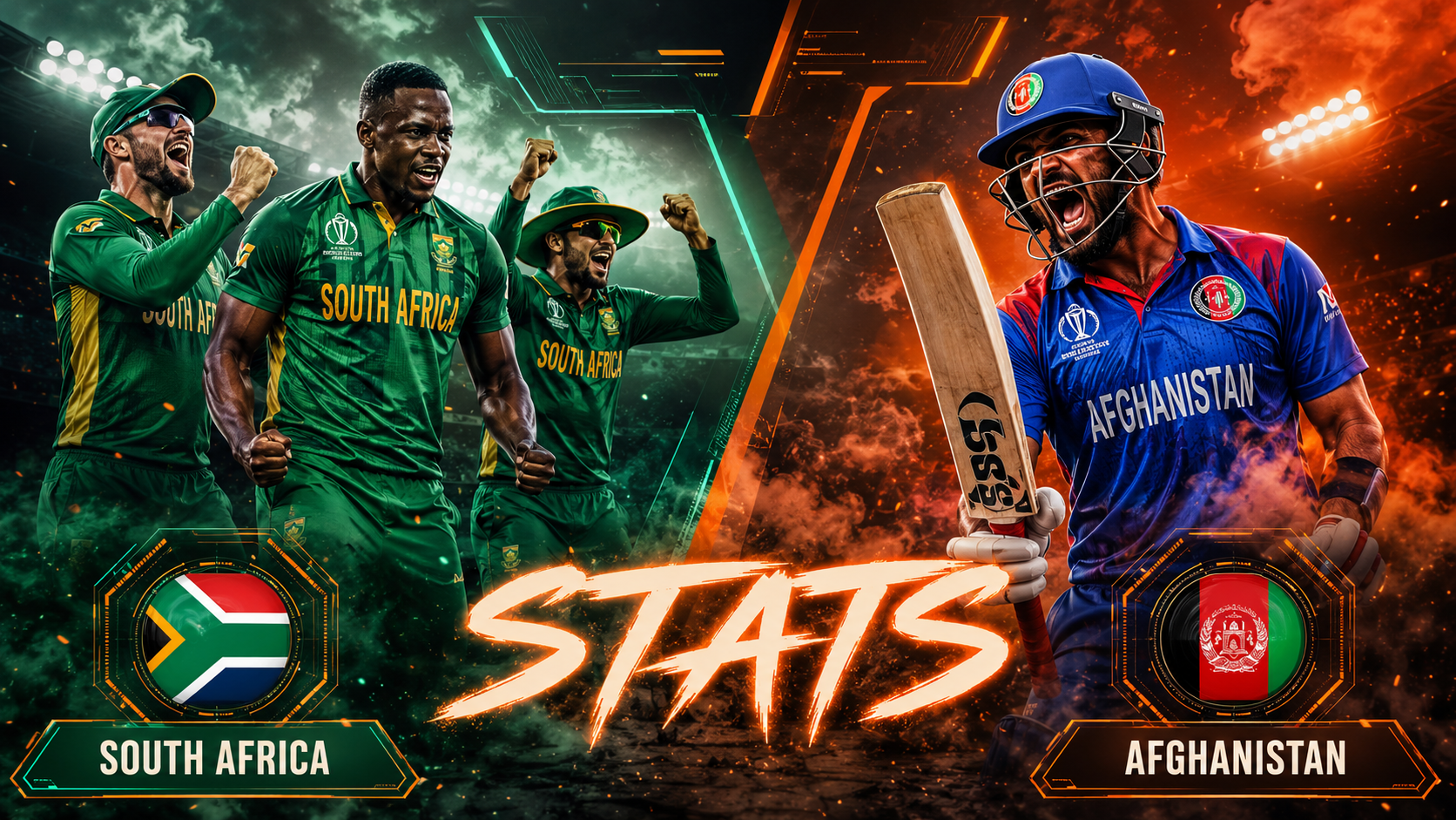 South Africa National Cricket Team Vs Afghanistan National Cricket Team Stats