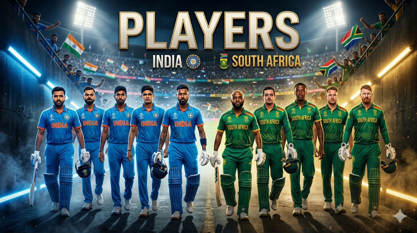 India National Cricket Team Vs South Africa National Cricket Team Players